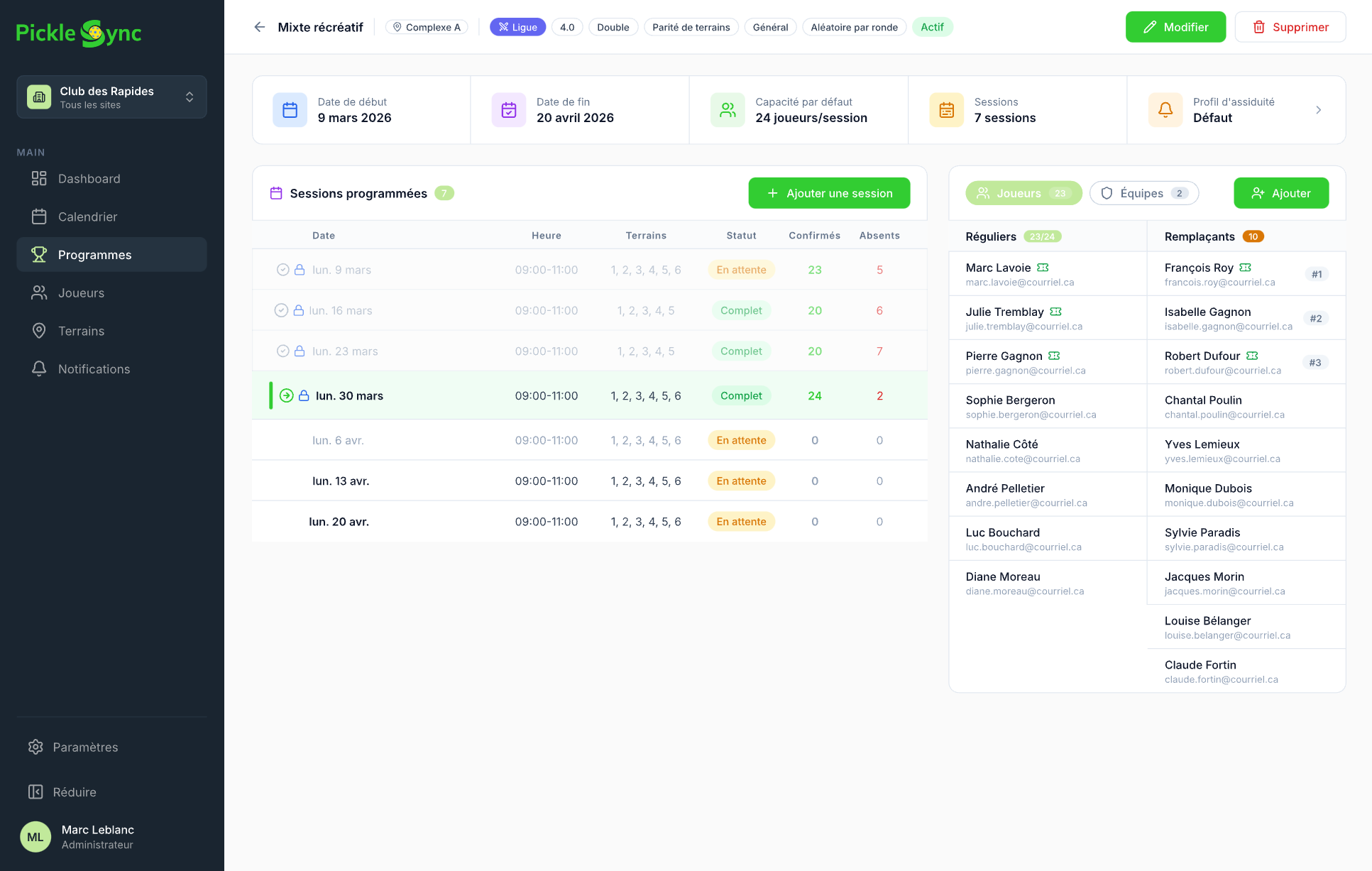 PickleSync Organization